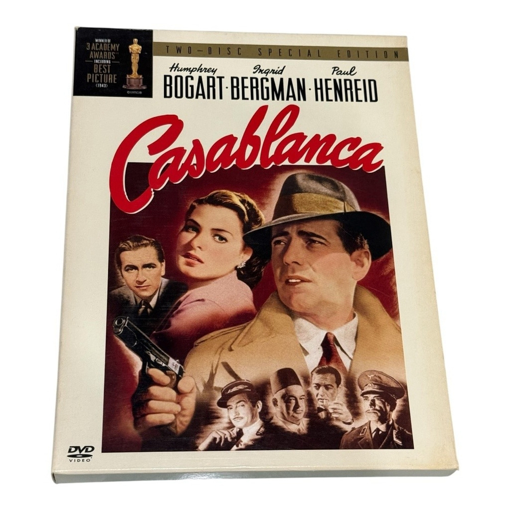 Casablanca Two Disc Special Edition DVD 2003 Humphrey Bogart Ingrid Bergman Clas
